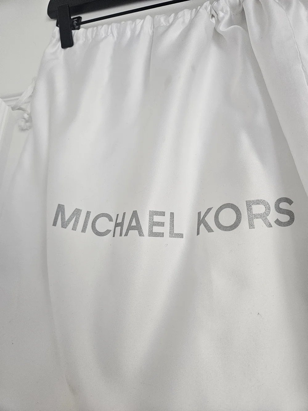 Michael Kors White Dust Bag Classic White